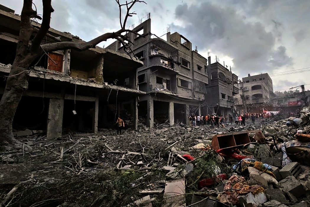 Photo of Destruction in Gaza destroyed buildings and rubble