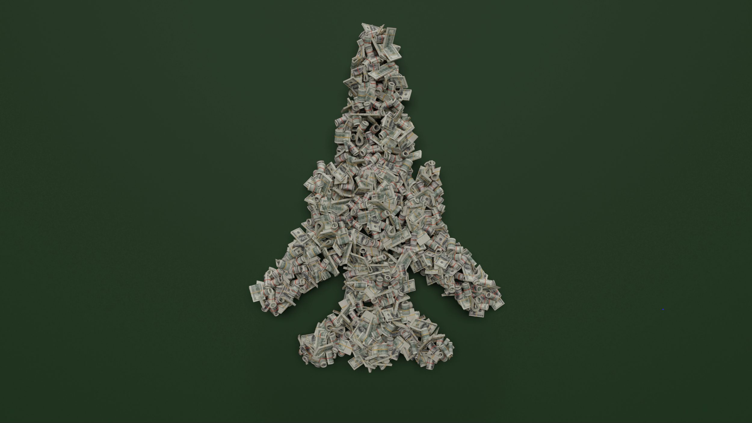 paper currency shaped to fighter plane. cost of war, military industrial complex