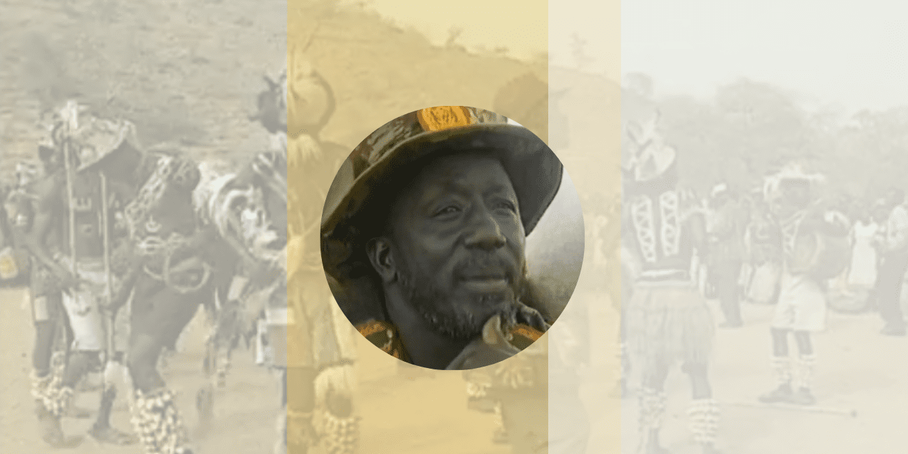 blog banner nuba dancing in background, photo of man in circle in foreground