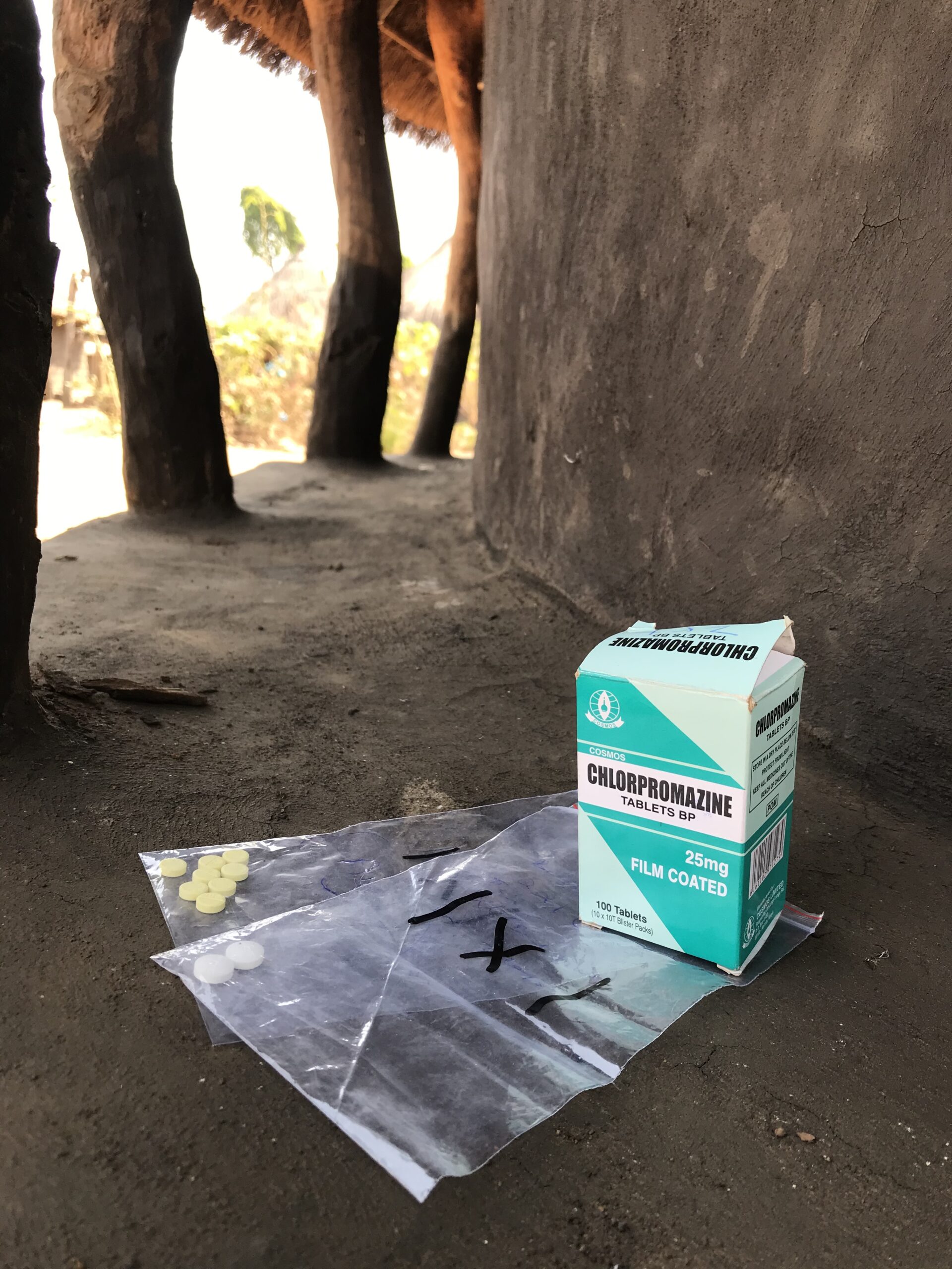 photo of bags of tablets, medications